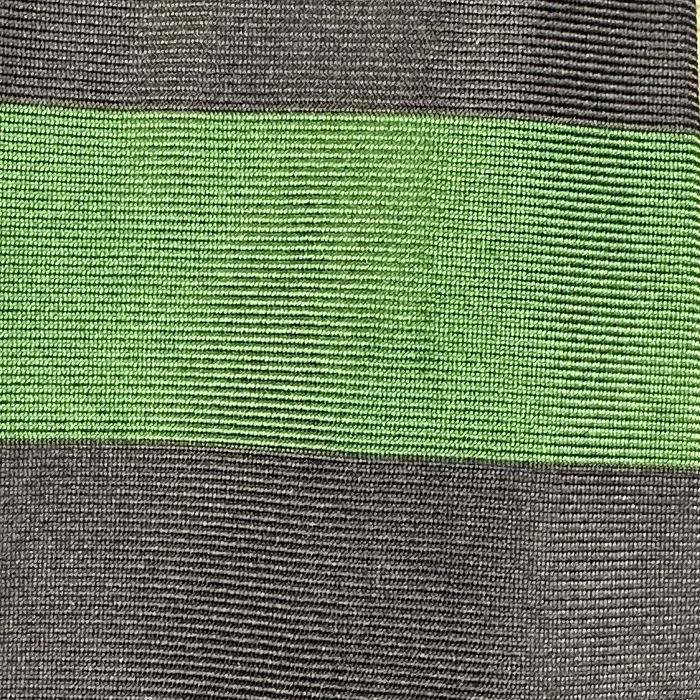 Vintage Bergdorf Goodman Silk Tie Navy Green Regimental Stripe USA 57x4